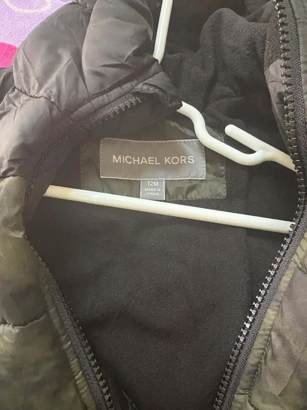 Michael Kors Baby Boys Puffer Jacket Dark Loden 12 Months